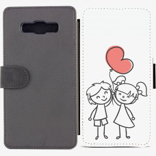 Калъф тип тефтер за Samsung Galaxy A7 - valentine3