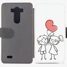 Калъф тип тефтер за LG G3 - valentine3