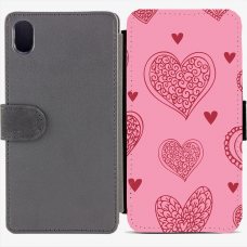Калъф тип тефтер за Sony Xperia M4 Aqua - valentine4
