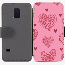 Калъф тип тефтер за Samsung Galaxy S5 mini G800 - valentine4