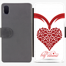 Калъф тип тефтер за Sony Xperia M4 Aqua - valentine5