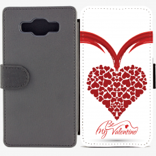 Калъф тип тефтер за Samsung Galaxy A5 - valentine5