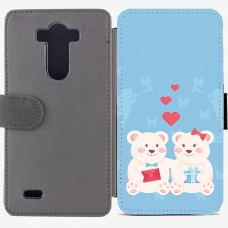 Калъф тип тефтер за LG G3 - valentine6