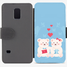 Калъф тип тефтер за Samsung Galaxy S5 mini G800 - valentine6