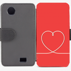 Калъф тип тефтер за Lenovo A369 - valentine