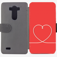 Калъф тип тефтер за LG G3 - valentine