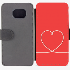 Калъф тип тефтер за Samsung Galaxy S6 Edge G925 - valentine