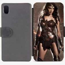 Калъф тип тефтер за Sony Xperia M4 Aqua - wonderwoman