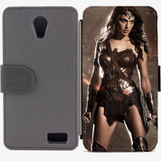 Калъф тип тефтер за Lenovo A319 - wonderwoman