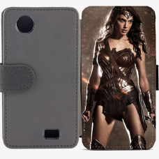 Калъф тип тефтер за Lenovo A369 - wonderwoman
