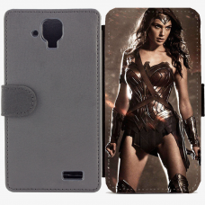 Калъф тип тефтер за Lenovo A536 - wonderwoman