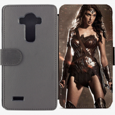 Калъф тип тефтер за LG G4 - wonderwoman