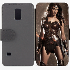 Калъф тип тефтер за Samsung Galaxy S5 mini G800 - wonderwoman