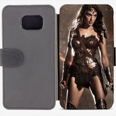 Калъф тип тефтер за Samsung Galaxy S6 Edge G925 - wonderwoman