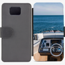 Калъф тип тефтер за Samsung Galaxy Alpha G850 - yacht
