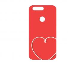 Силиконов гръб за Huawei Honnor 8 - valentine