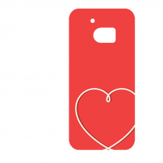 Силиконов гръб за HTC M10 - valentine