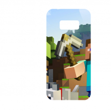 Силиконов гръб за Samsung Galaxy S8 - minecraft