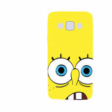 Силиконов гръб - 3d за Samsung Galaxy A3 - spongebob-sized