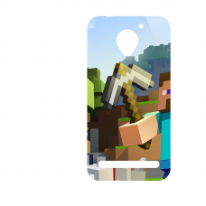 Силиконов гръб за Lenovo Vibe C2 - minecraft