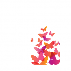 Силиконов гръб за Huawei P9 - Butterflies