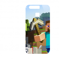 Силиконов гръб за Huawei P9 - minecraft