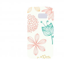 Силиконов гръб - 3d за Samsung Galaxy S6 Edge - flower