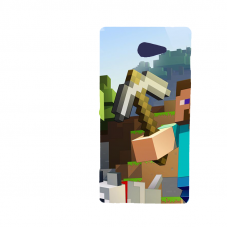 Силиконов гръб за Sony Xperia M2 - minecraft