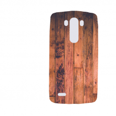 Силиконов гръб - 3d за LG G3 - wood