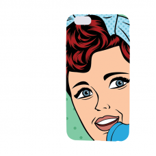 Силиконов гръб - 3d за Apple iPhone 6  - pop-art