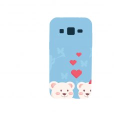 Силиконов гръб - 3d за Samsung J2 - valentine6