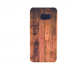 Силиконов гръб - 3d за Samsung Galaxy S6 Edge Plus - wood