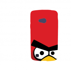 Силиконов гръб - 3d за LG L50 - angry-birds