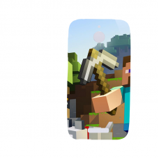 Силиконов гръб за HTC Desire 510 - minecraft