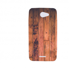 Силиконов гръб - 3d за HTC Desire 516 - wood
