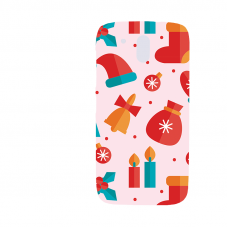 Силиконов гръб - 3d за HTC Desire 526 - christmas4