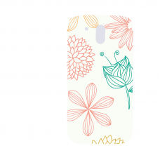 Силиконов гръб - 3d за HTC Desire 526 - flower