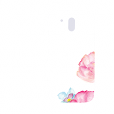 Силиконов гръб - 3d за HTC Desire 526 - flower2