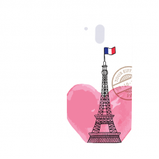 Силиконов гръб - 3d за HTC Desire 526 - paris3-sized