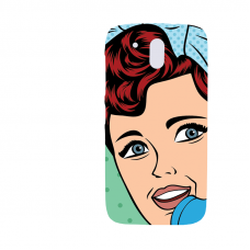Силиконов гръб - 3d за HTC Desire 526 - pop-art