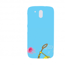 Силиконов гръб - 3d за HTC Desire 526 - spongebob2-sized