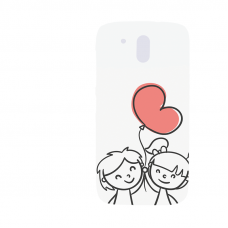 Силиконов гръб - 3d за HTC Desire 526 - valentine3