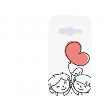 Силиконов гръб - 3d за Samsung Galaxy Ace 4 - valentine3