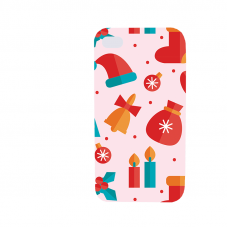 Силиконов гръб - 3d за Apple iPhone 4/4S - christmas4
