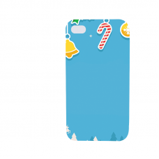 Силиконов гръб - 3d за Apple iPhone 4/4S - christmas5