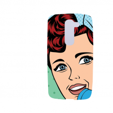 Силиконов гръб - 3d за LG G2 Mini - pop-art