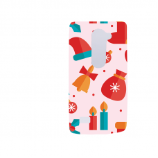 Силиконов гръб - 3d за LG Leon - christmas4