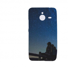 Силиконов гръб - 3d за Microsoft Lumia 640 XL - Stars 1