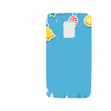 Силиконов гръб - 3d за Samsung Galaxy Note 4 - christmas5