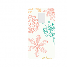 Силиконов гръб - 3d за Samsung Galaxy Note 4 - flower